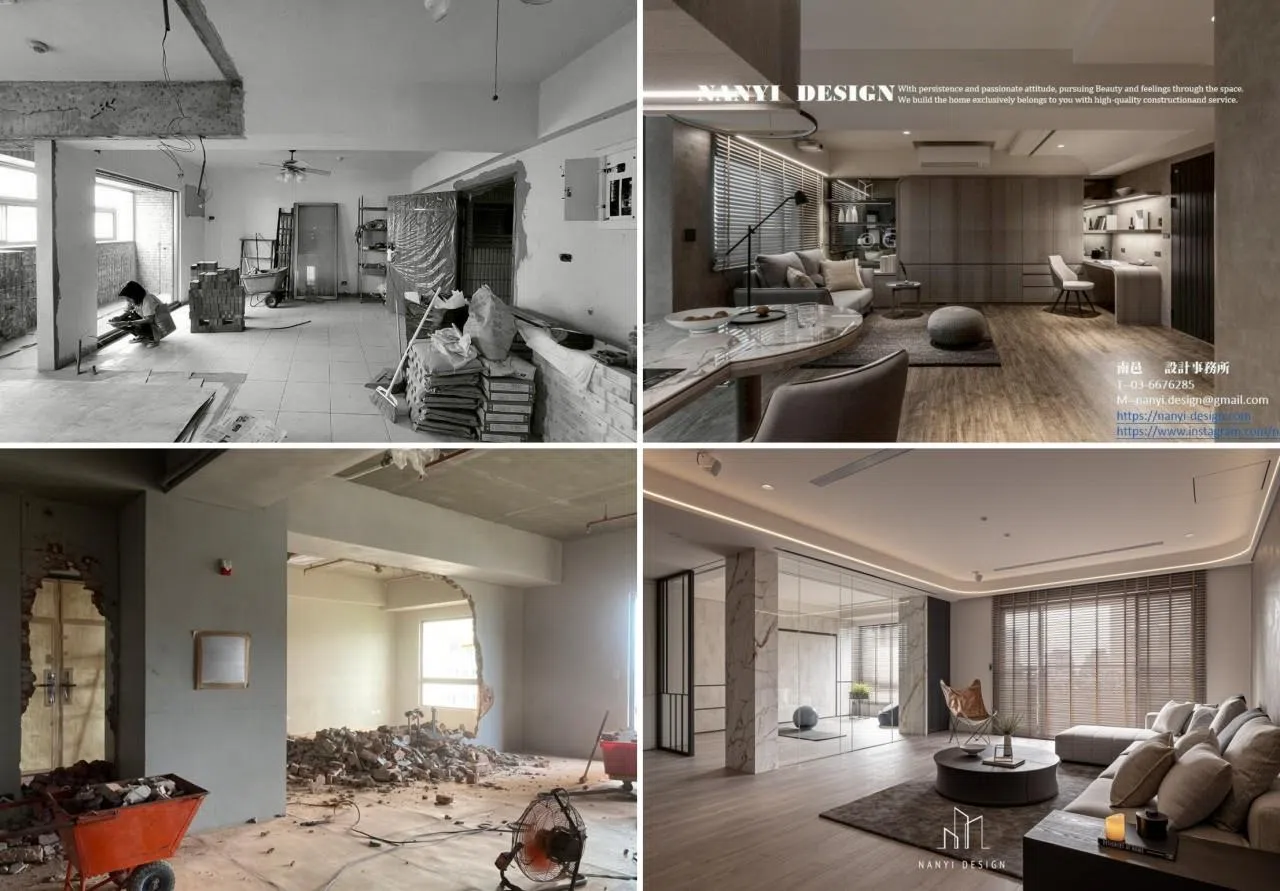 【案例分享】竹北老屋翻新｜打造現代簡約機能宅｜南邑設計事務所