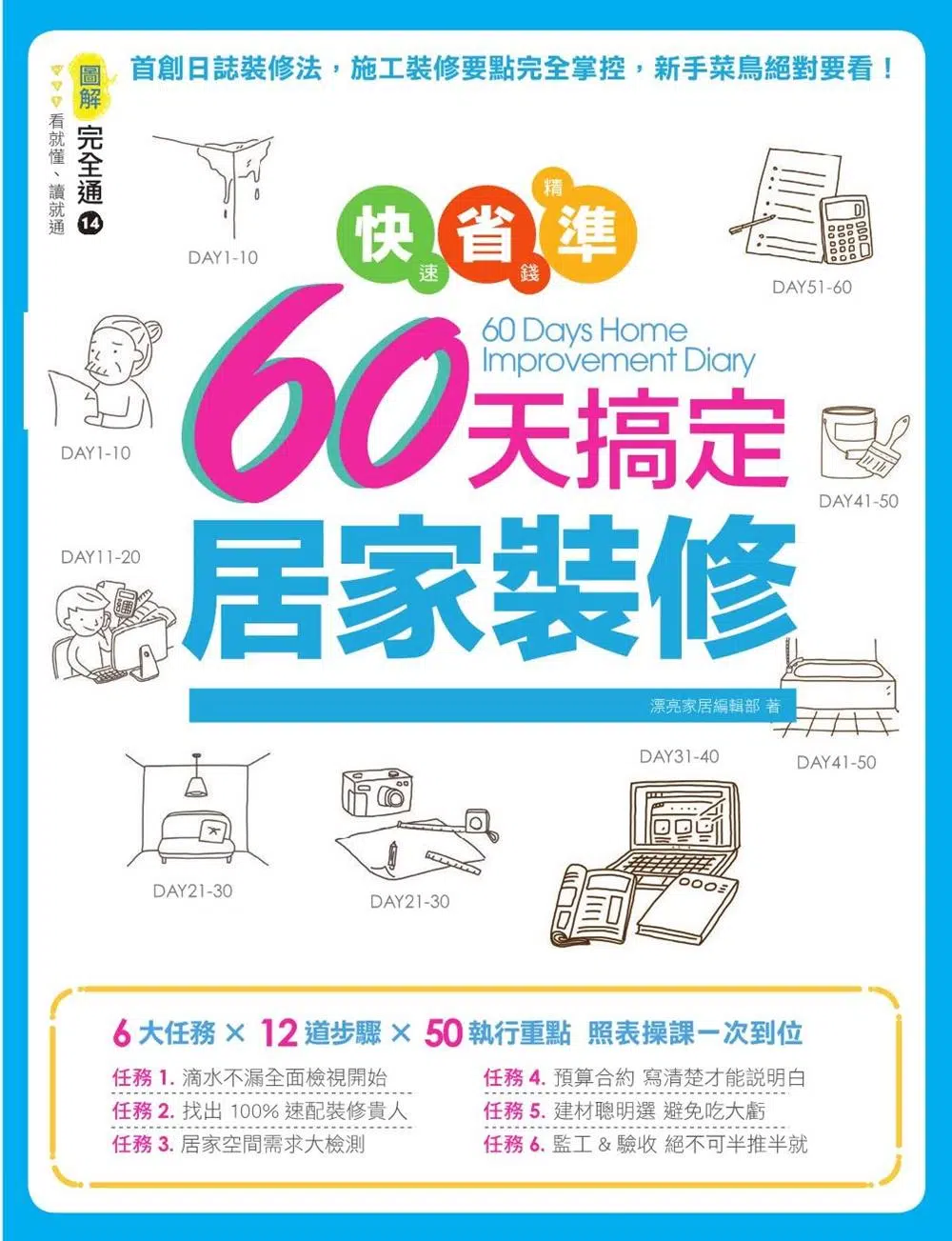 快速省錢精準，60天搞定居家裝修